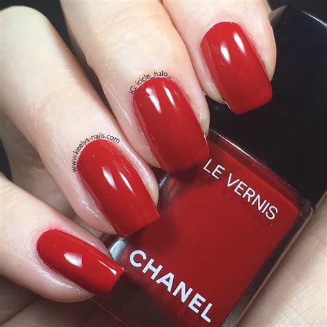 chanel clear red nail polish|chanel rouge puissant nail polish.